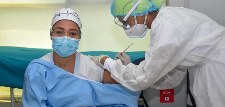 Santa Marta aplico el total de vacunas recibidas para primeras dosis 2